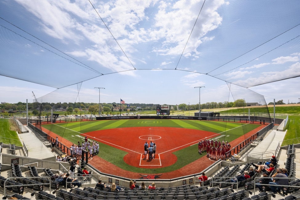 UNO Maverick Park softball homeplate