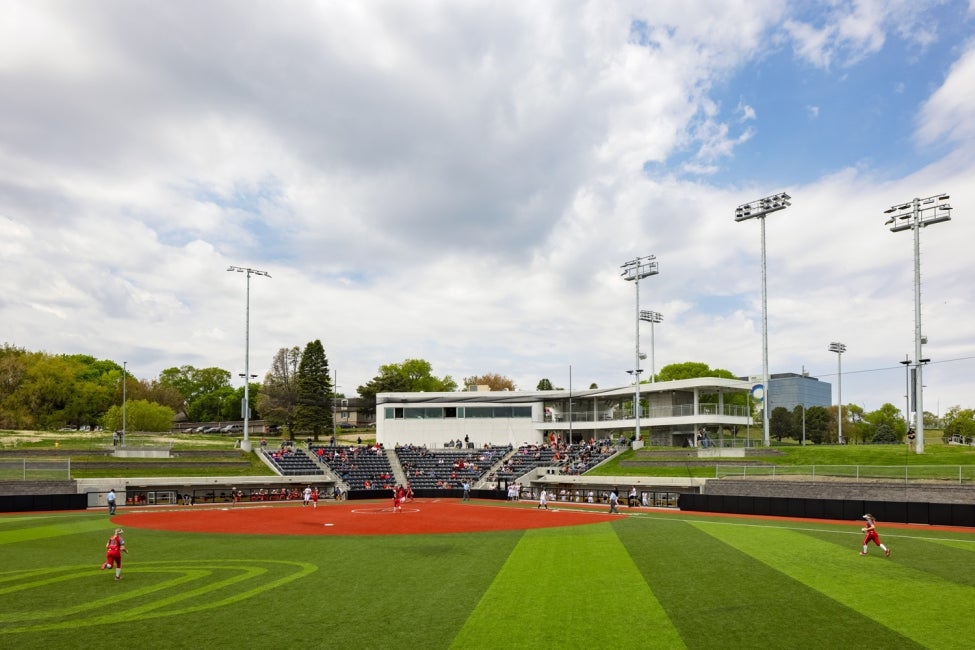 UNO Maverick Park softball outfield