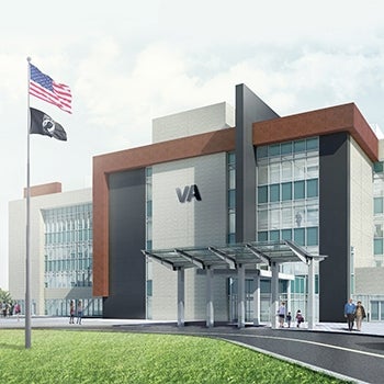 Richard A. Pittman VA Clinic Rendering Entrance