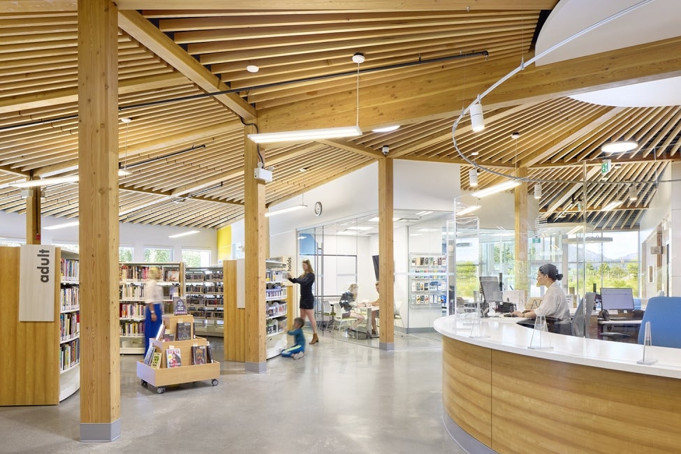 Sooke Library mass timber