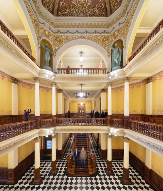 Wyoming State Capitol Atrium HDR