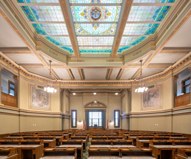 Wyoming State Capitol Legislative Hall HDR