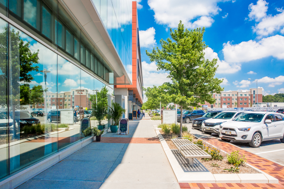 Aksarben Buildings and Sidewalks