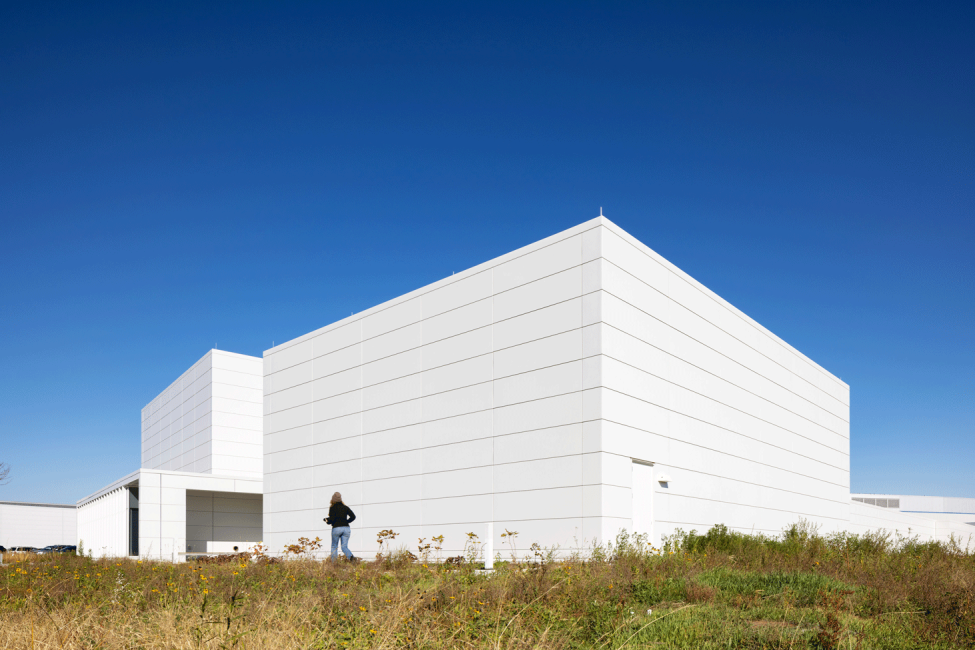 Argonne National Lab Long Beamline Building Corner Exterior