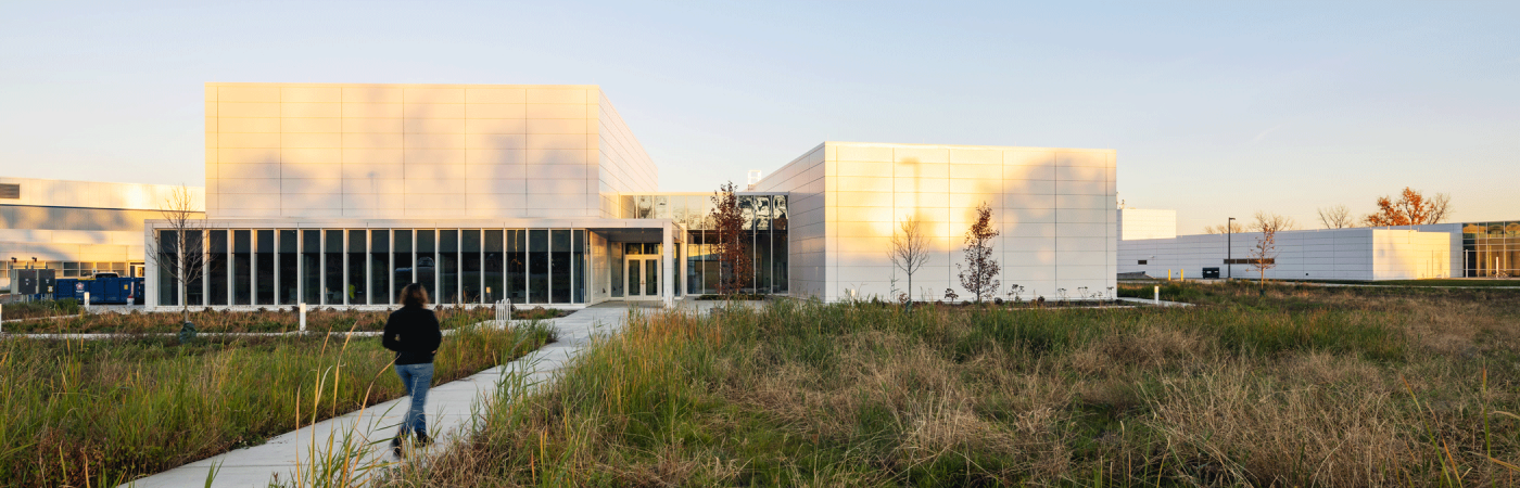 Argonne National Lab Long Beamline Building Exterior