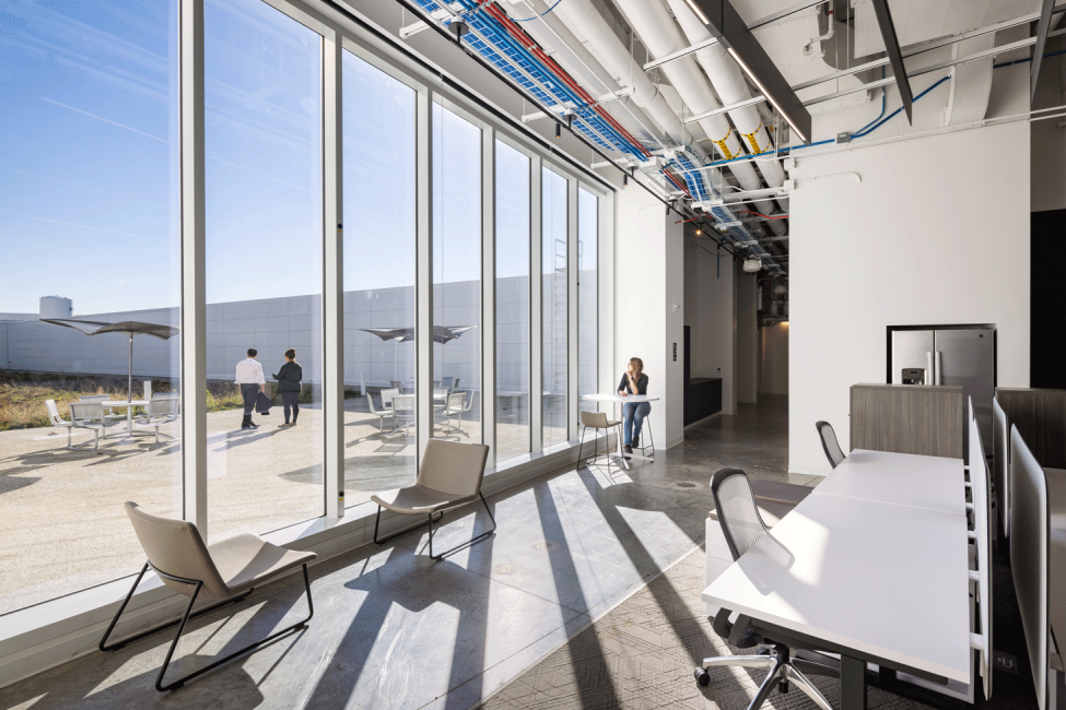 Argonne National Lab Long Beamline Building Lounge