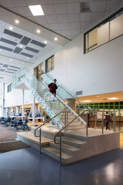 community college of Philadelphia secondary stair