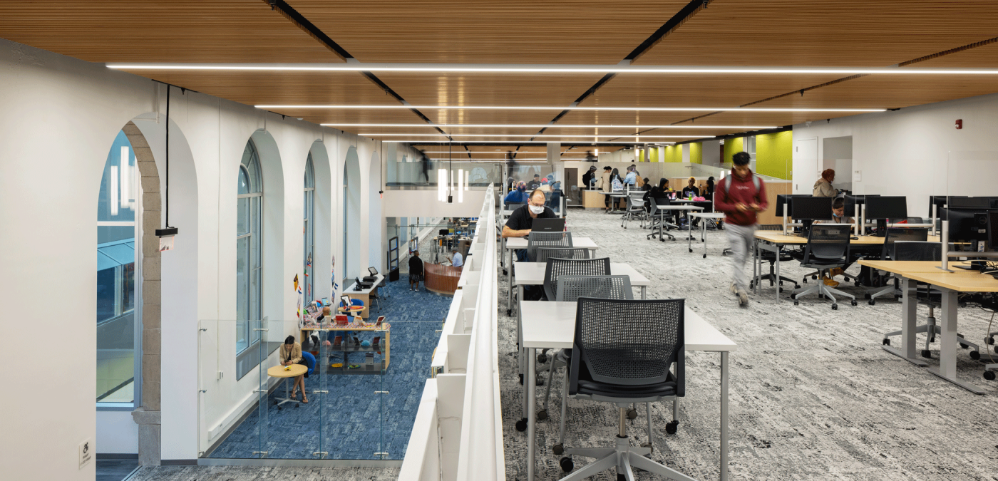 Interior View of Library Interior