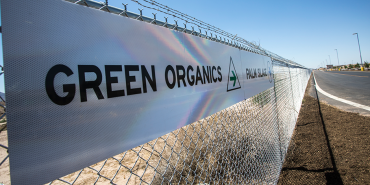 green organics signage