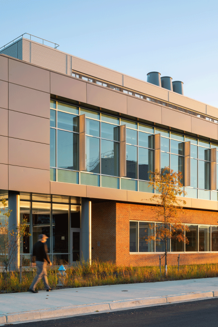 NASA Instrument Development Facility Facade Detail