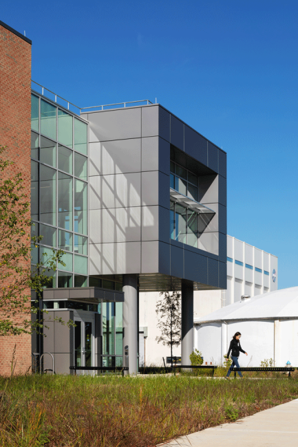 NASA Instrument Development Facility Facade Detail