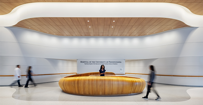 pavilion at the hospital of the university of pennsylvania lobby