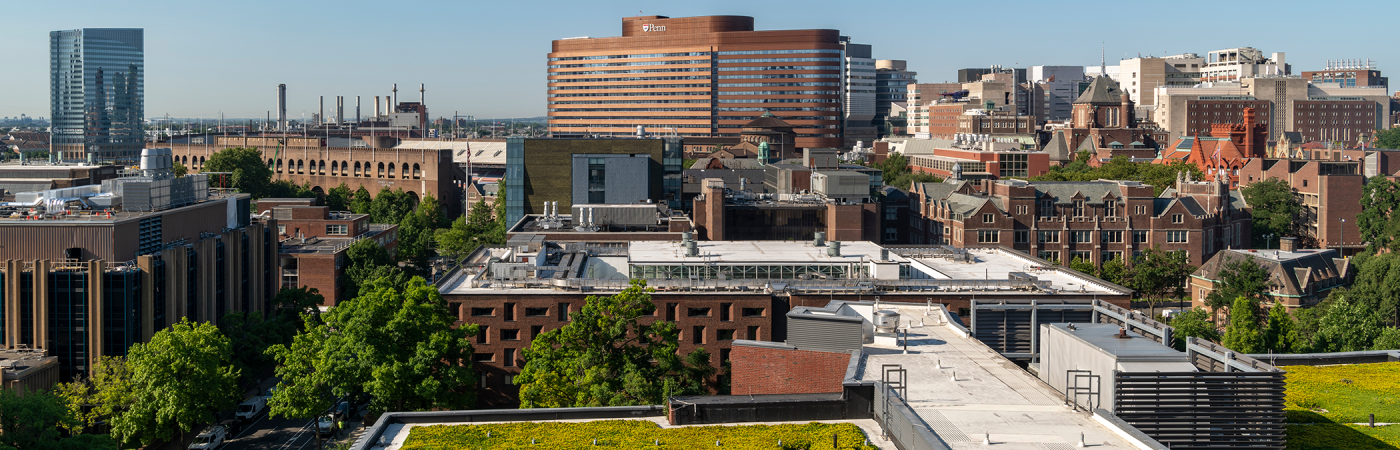 Pavilion at the Hospital of the University of Pennsylvania Campus Aerial