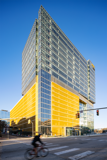 VCU Health Adult Outpatient Pavilion Exterior Parking Corner