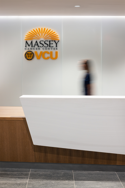 VCU Health Adult Outpatient Pavilion Massey Cancer Center Front Desk